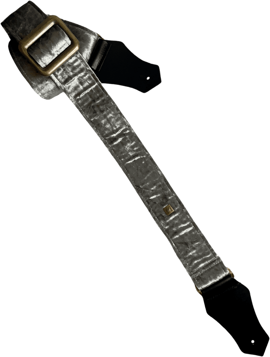 Tracolla 2" BOUJEE VELVET – Ematite Silver
