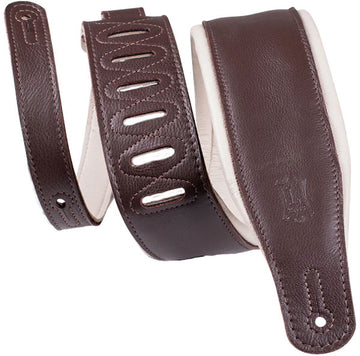 Pelle Premium Imbottita 8,25 Cm - Marrone Scuro-Crema