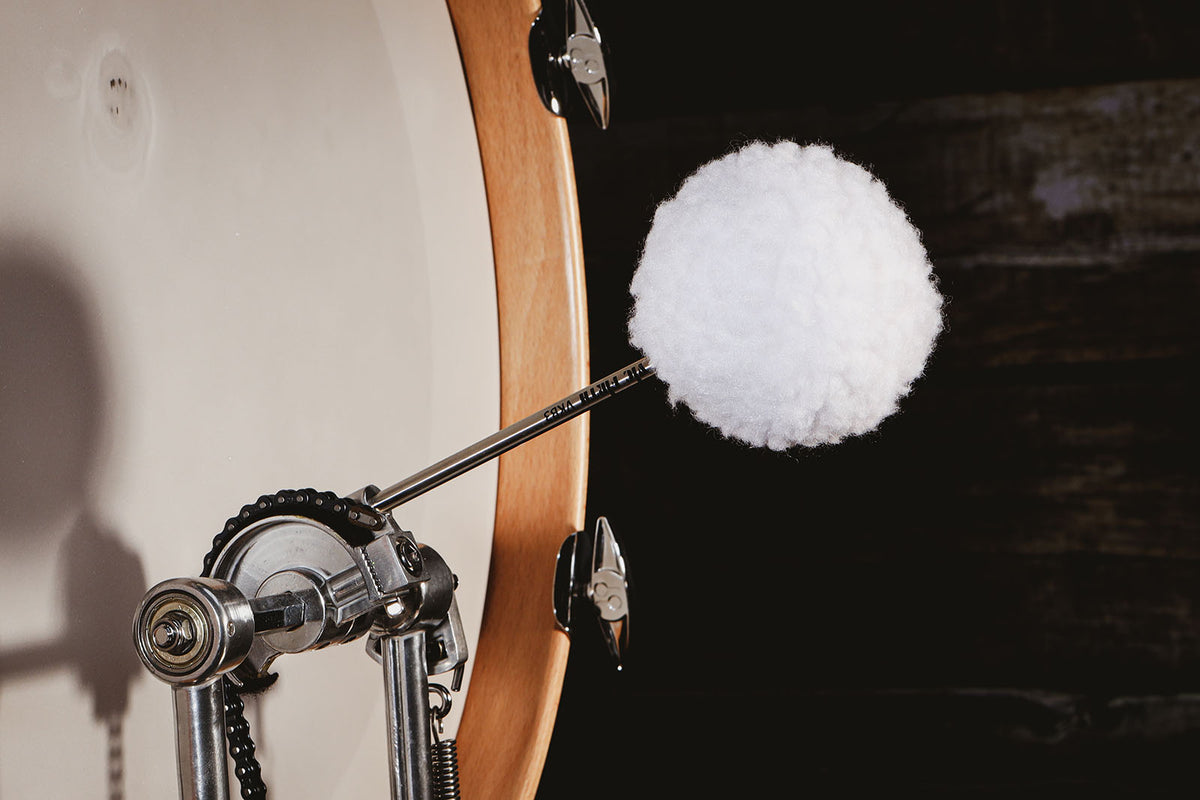 VKB3 Mazza Per Grancassa Con Testa In Lana Morbida