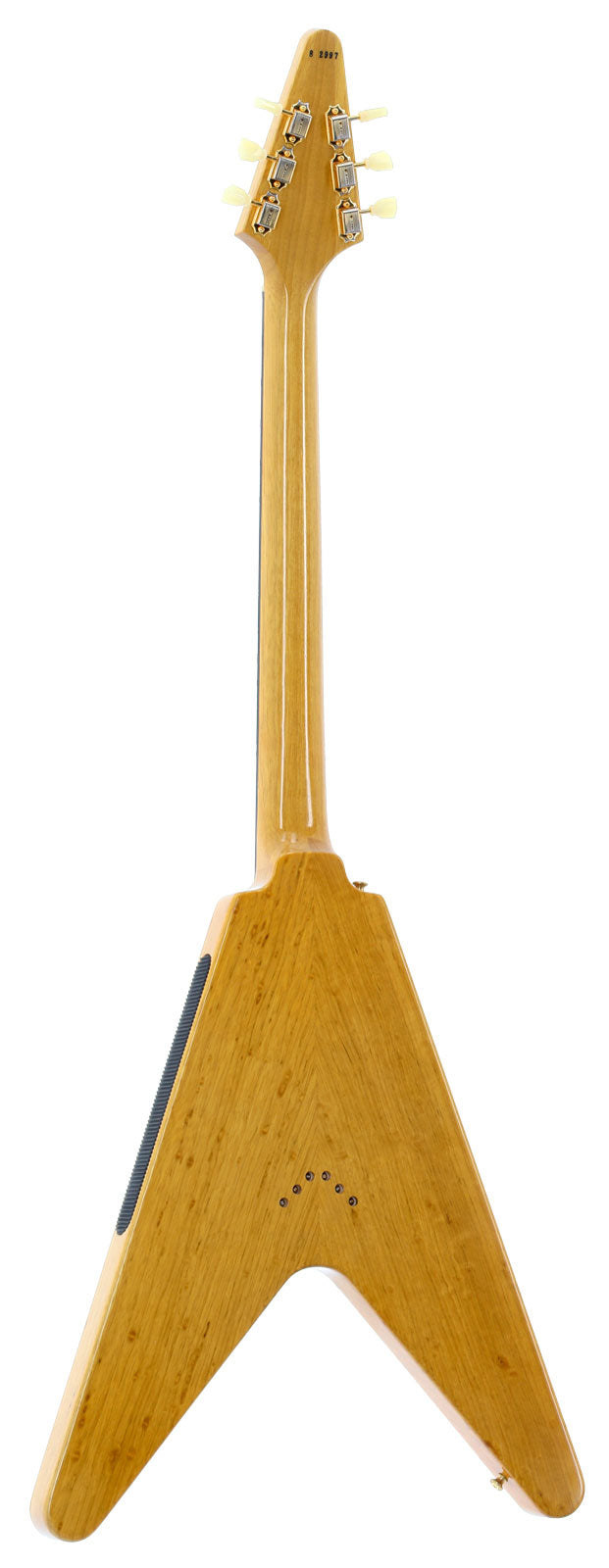 Flying V Korina 1958 Battipenna nero Naturale CS HRC #82997