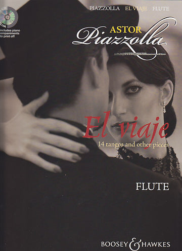 Piazzolla Astor - El Viaje + Cd - Flute Piano