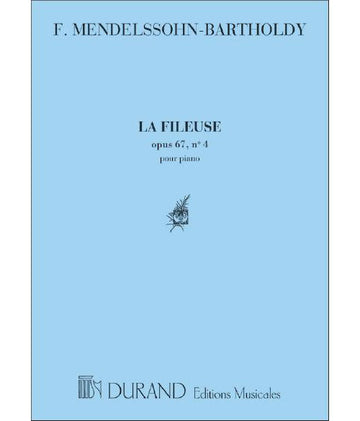 MENDELSSOHN F. - LA FILEUSE OPUS 67 N. 4 - PIANO