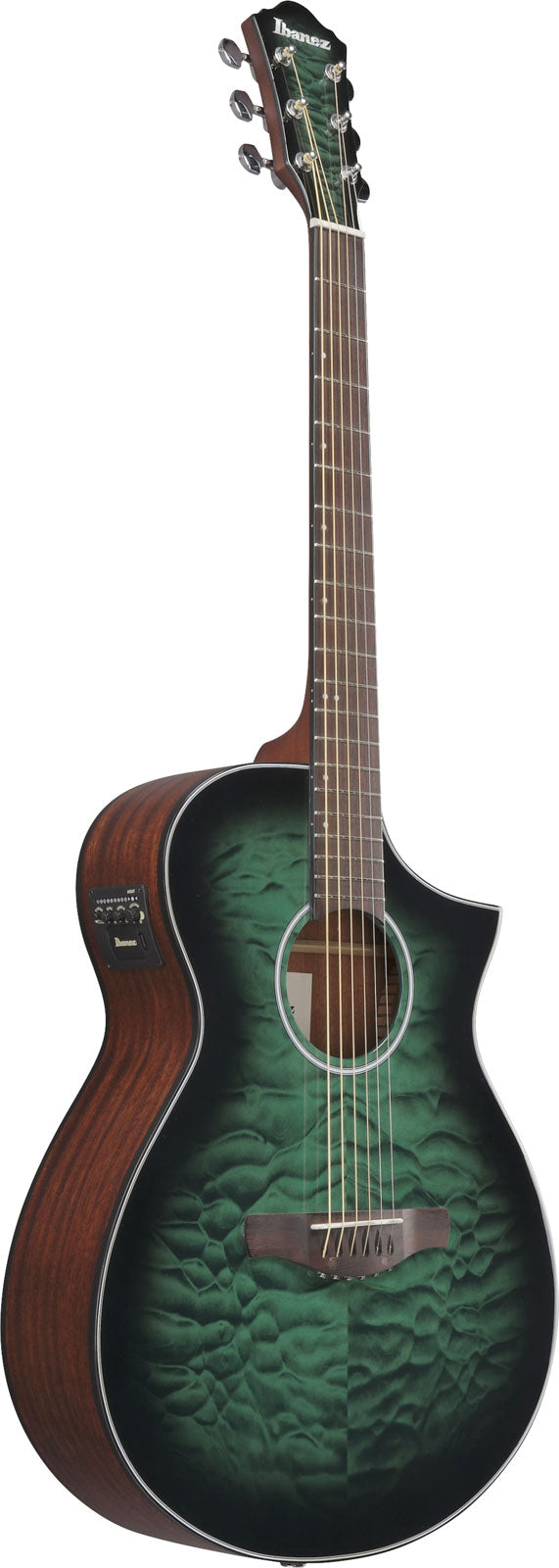 AEWC16QATEH Sunburst smeraldo trasparente