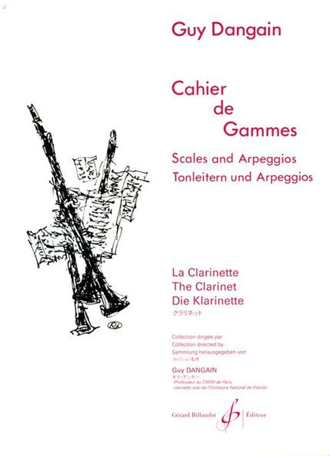 Cahier De Gammes Clarinette - Dangain
