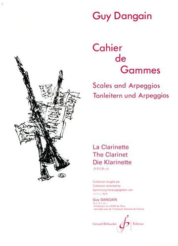 Quaderno di scale per clarinetto - Dangain