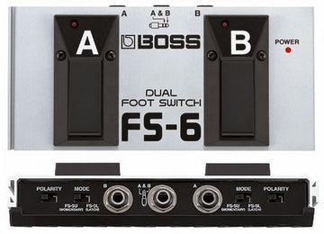 FS6 DUAL FOOTSWITCH LATCH OR UNLATCH CONFIGURABLE FS6