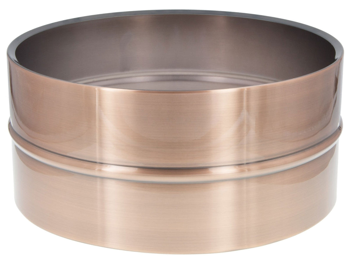 Sbbc14065 14" X 6.5" Fusto In Ottone Con Finitura In Rame Spazzolato Rullante