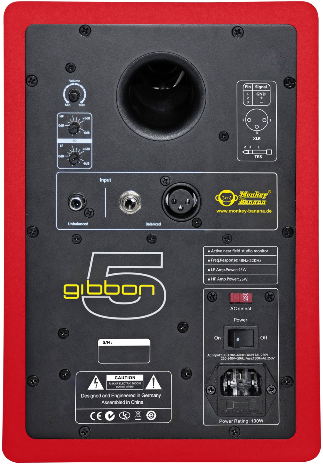 Gibbon 5 Rosso