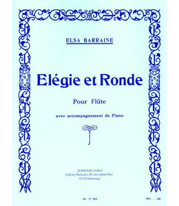 Barraine Elsa - Elegia e rondò - Flauto e pianoforte
