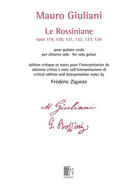 Giuliani Mauro - Le Rossiniane - Guitare