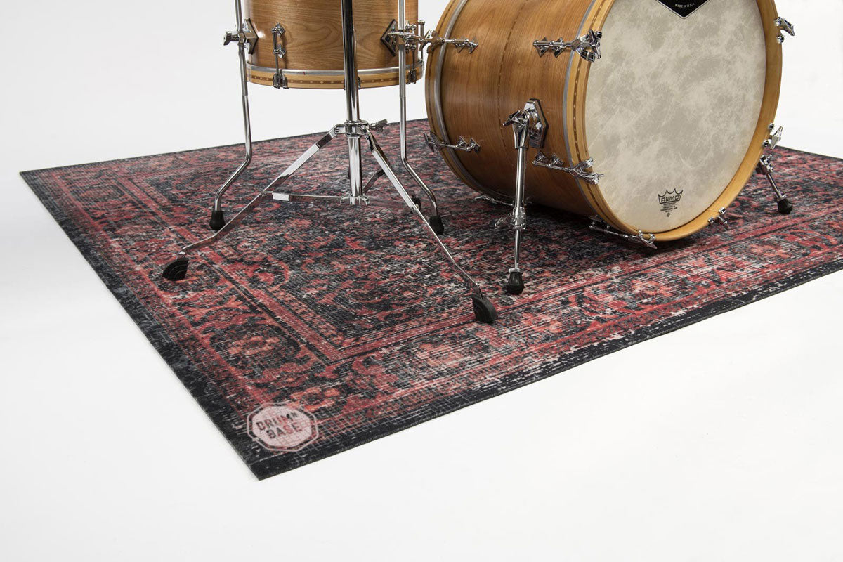 VPCLB-BLR Tappeto Vintage Persian Club Series 1.63 X 1.42M Antiscivolo Nero Rosso