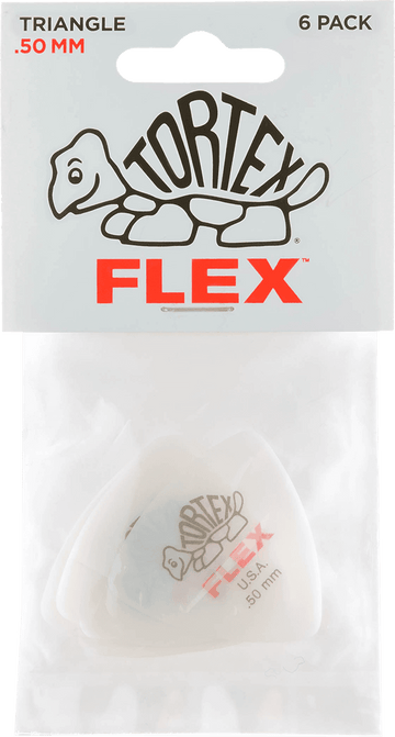 6 x 0,50mm Tortex Flex Triangle
