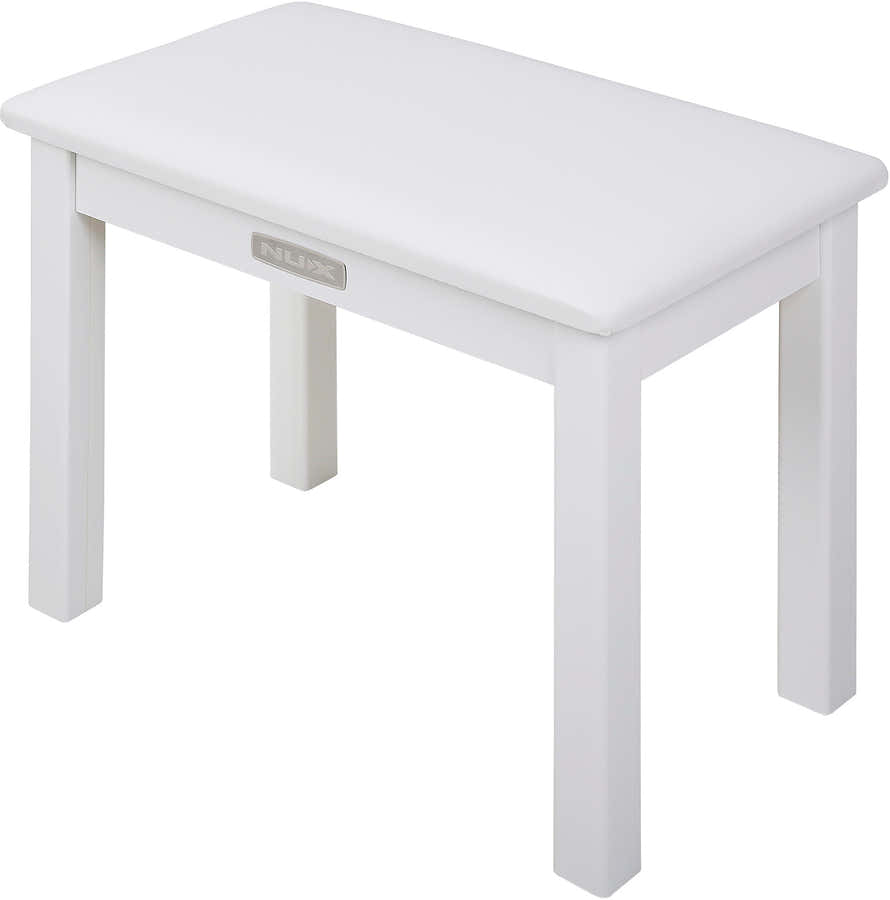 Panca per tastiera WOODBENCH bianca