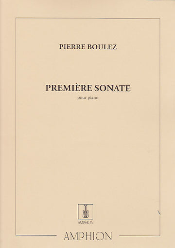 Boulez - Premiere Sonate - Piano