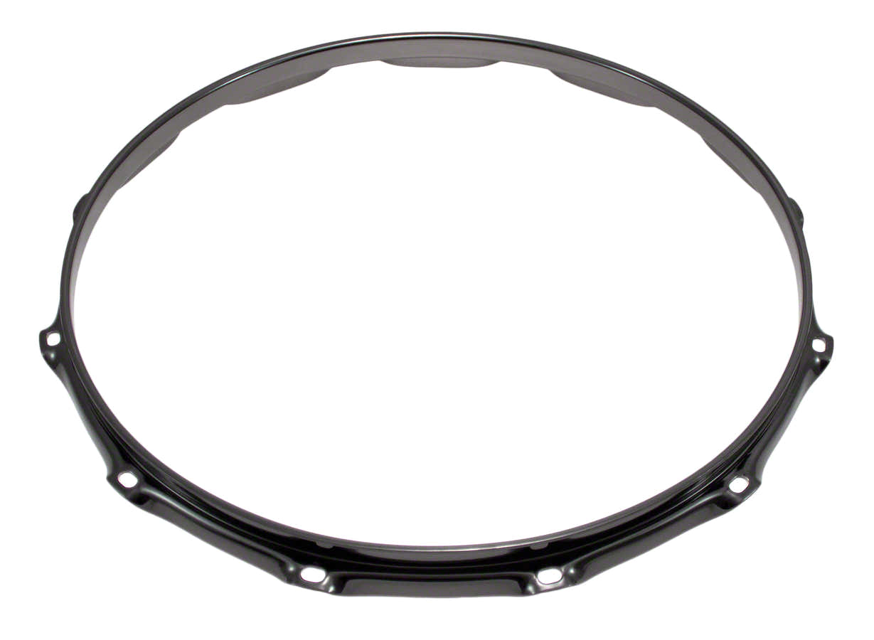 H23-14-12BK - CERCHIO 14" 12 TIRANTI NERO SUPER TRIPLA FLANGIA 2.3MM