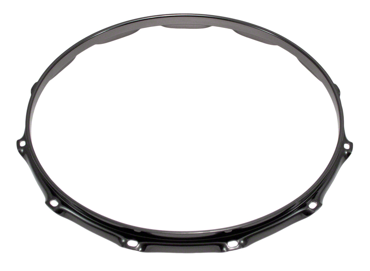 H23-14-12BK - CERCHIO 14" 12 TIRANTI NERO SUPER TRIPLA FLANGIA 2.3MM