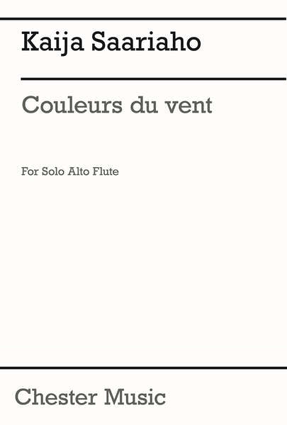 Couleurs Du Vent For Alto Flute