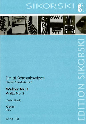 Schostakovitch Dimitri - Valse N°2 - PIANOFORTE (arr. Florian Noack)