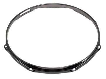 H30-14-8SBK - CERCHIO 14" 8 TIRANTI CORDIERA NERO SUPER TRIPLA FLANGIA 3.0MM