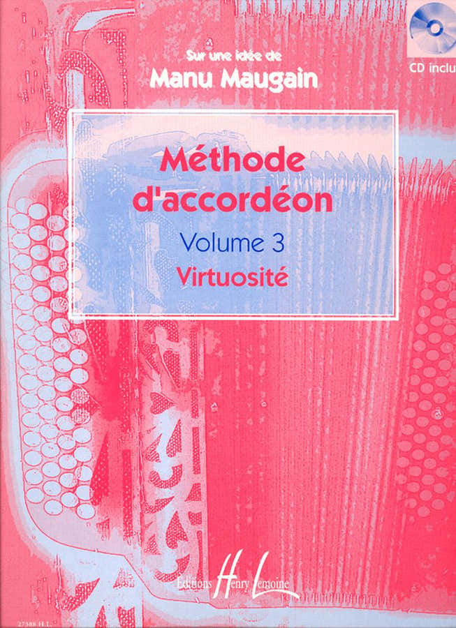 Maugain - Méthode D'accordéon Vol.3 (virtuosité) - Fisarmonica