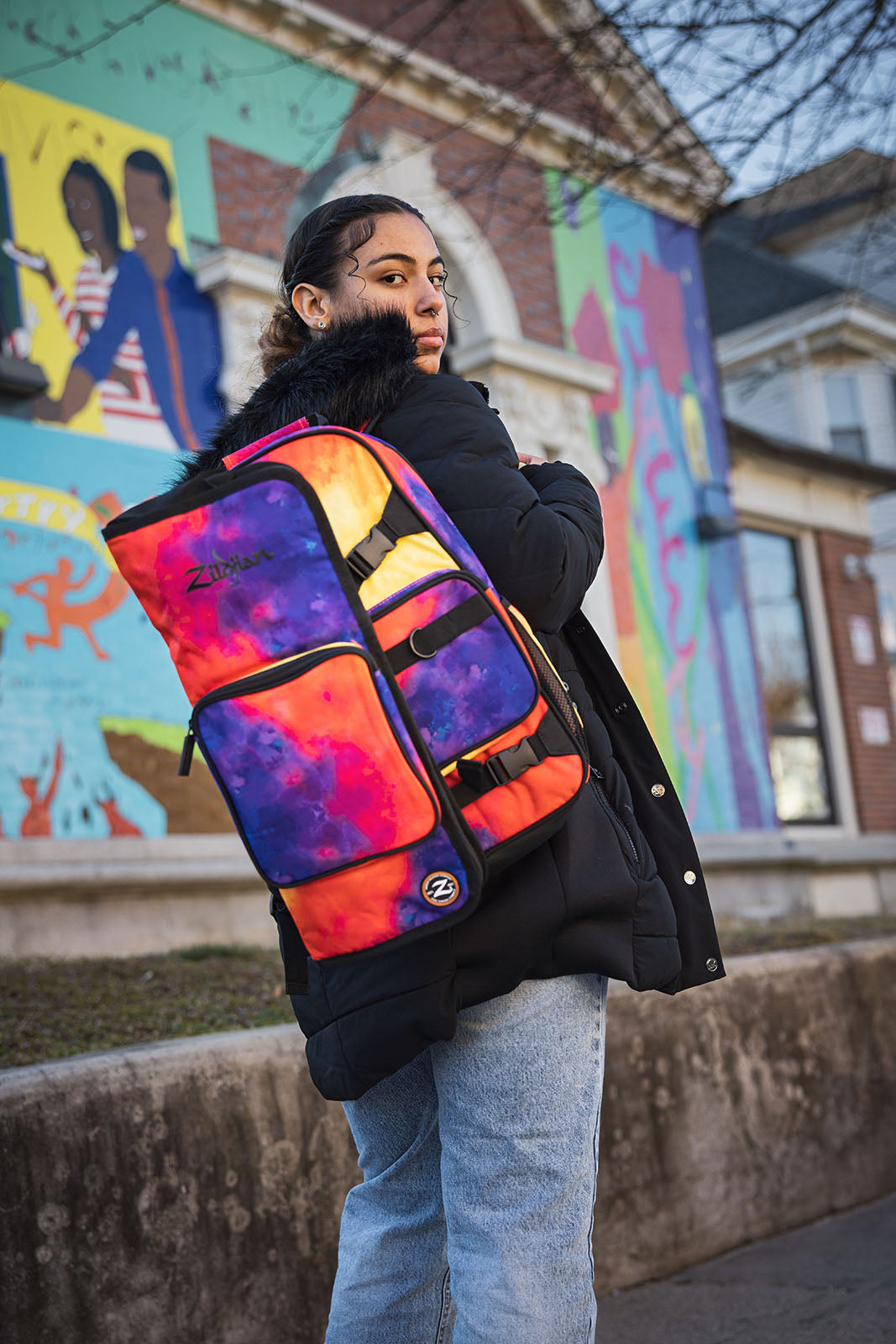 Zaino Studente Orange Burst