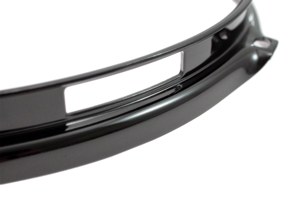H30-14-8SBK - CERCHIO 14" 8 TIRANTI CORDIERA NERO SUPER TRIPLA FLANGIA 3.0MM