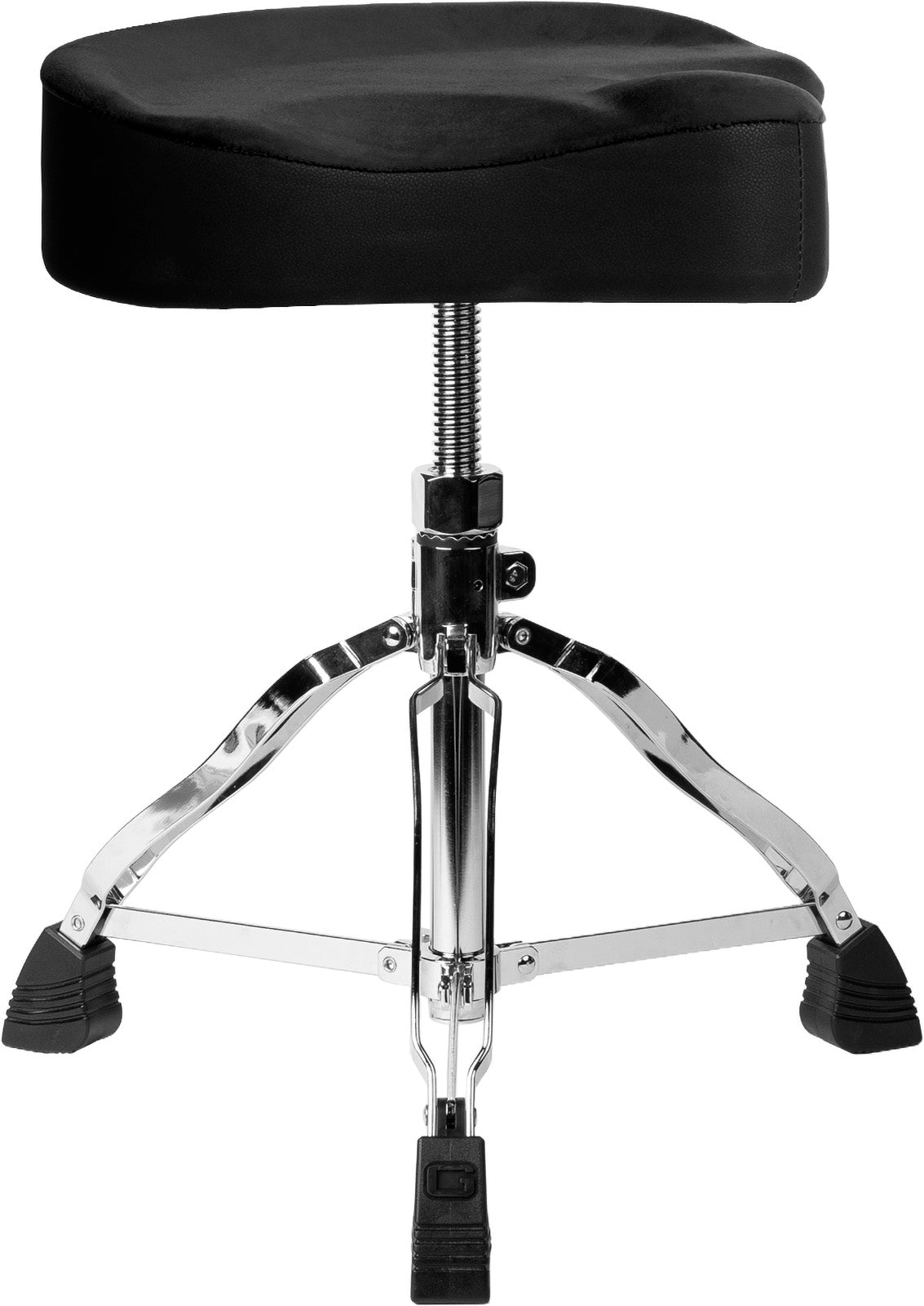 Sgabello Batteria seduta in velluto nero