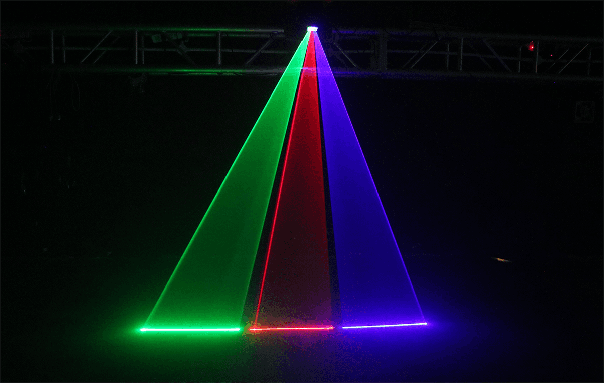 SPECTRUM 400 RGB - LASER POLICROMO VERDE ROSSO BLU