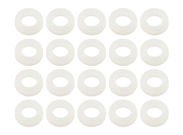 CB-W - RONDELLA NYLON PER VITE TIRANTE - BLANCA (X20)
