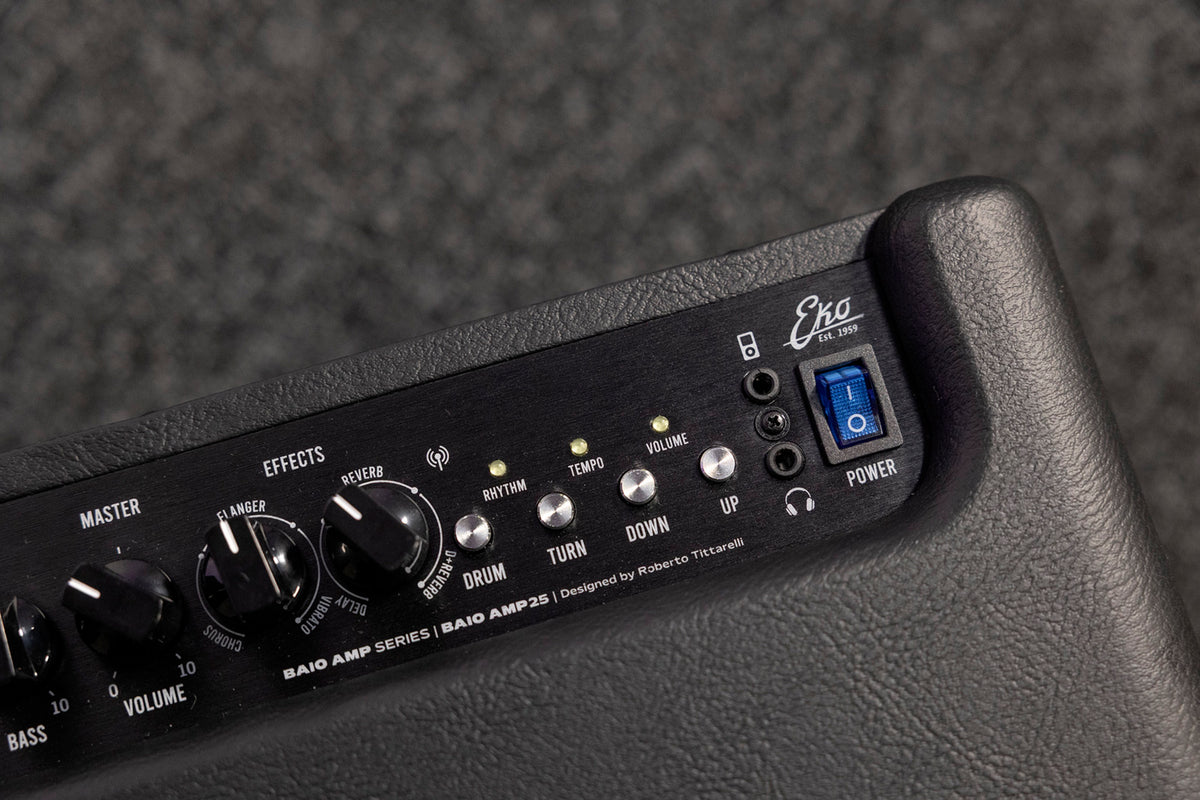 BAIO Amp 25 - ampli compatto con modelli + effetti + batteria + Bluetooth