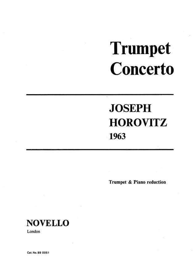 Horovitz Joseph - Concerto per tromba - Tromba e pianoforte