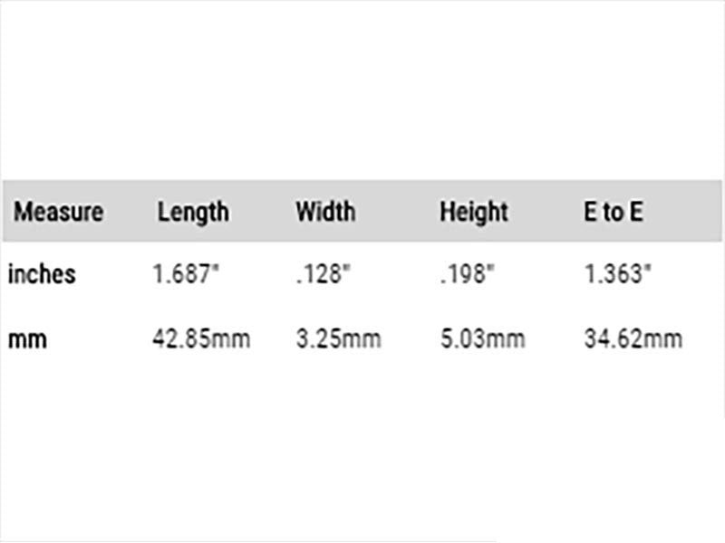 TUSQ capotasto FENDER* stile scanalato 43 X 5.8 X 3.4