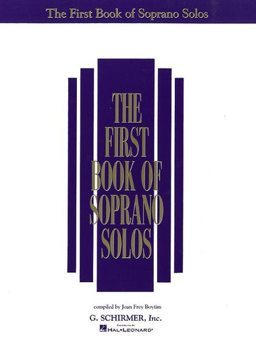 THE FIRST BOOK OF SOPRANO SOLOS - SOPRANO