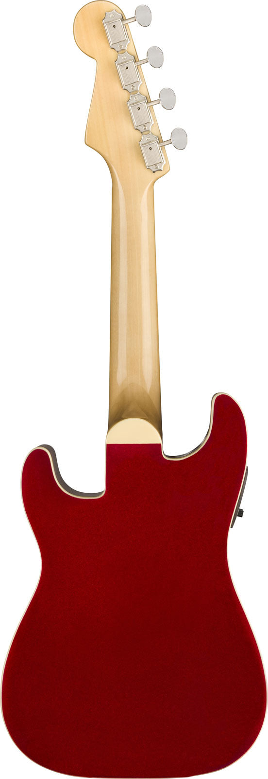 Stratocaster Fullerton Uke WN Rosso mela candita