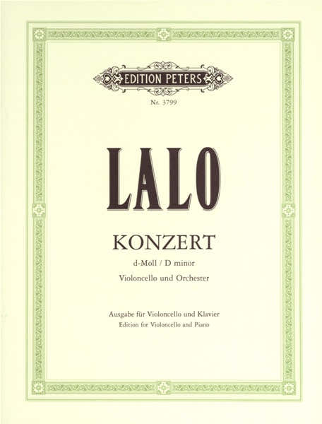 Lalo Edouard - Concerto in re minore - Violoncello e pianoforte