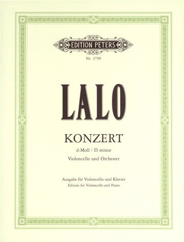 Lalo Edouard - Concerto in re minore - Violoncello e pianoforte