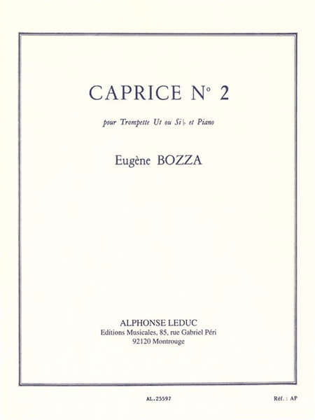 Caprice No.2 For Trumpet and Piano
