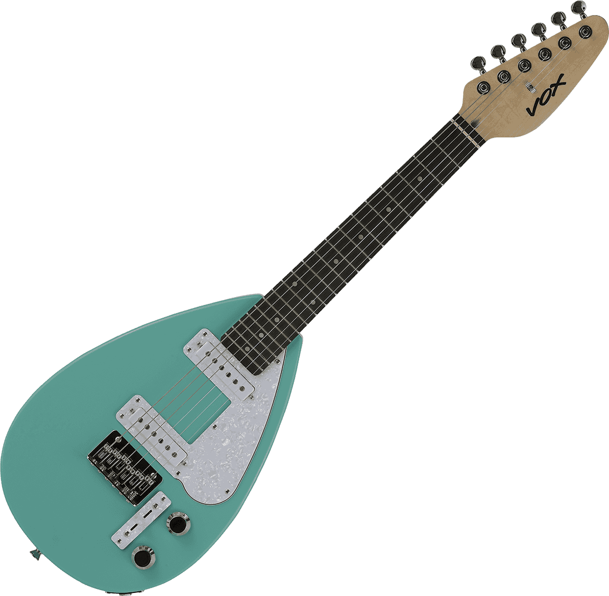 Mini Electric Guitar Aqua Green