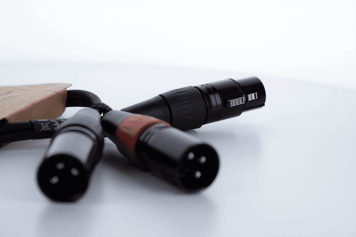 Cavo Y XLR Femmina / 2 XLR Maschio 30 CM