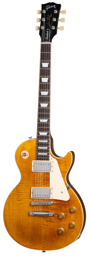 Les Paul Standard 50s Tavola figurata Honey Amber Original