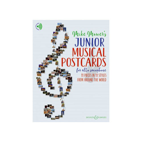 Boosey & Hawkes Junior Musical Postcards Saxophone Alto - Mower