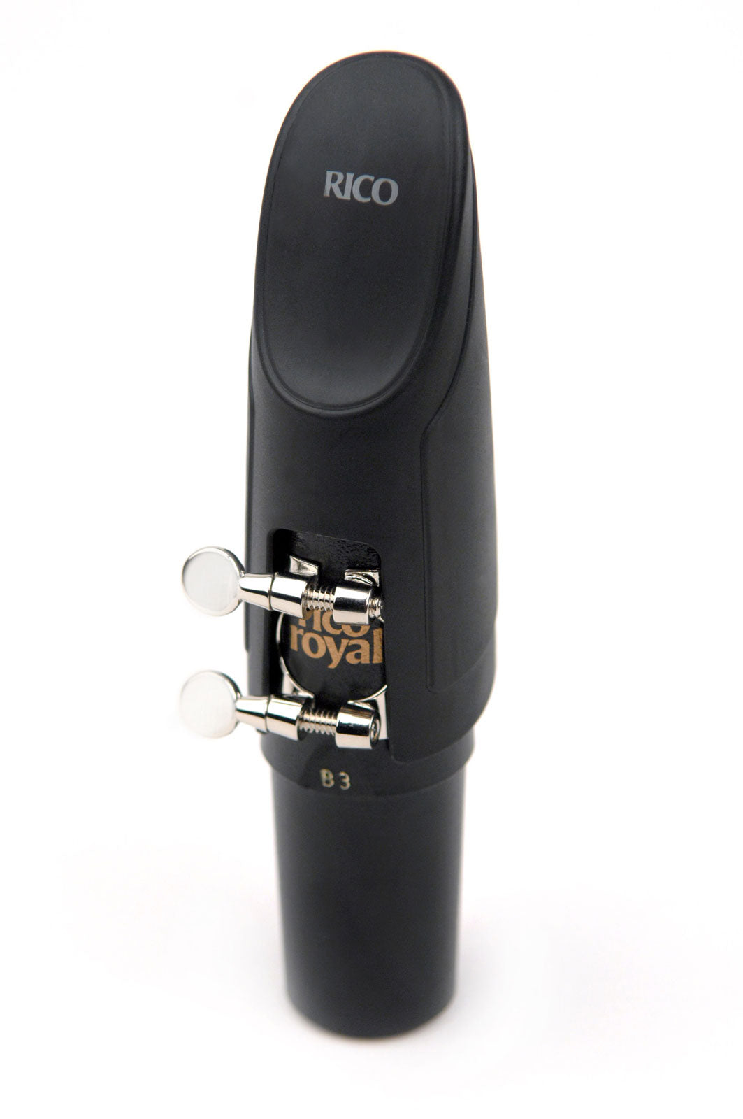 RBS1N - RICO LEGATURA SASSOFONO BARITONO Y COPRIBOCCHINO (GRAFTONITE MOUTHPIECE) NICKEL PLATED