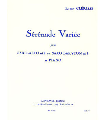 Clerisse Robert - Serenata variata - Sassofono e pianoforte
