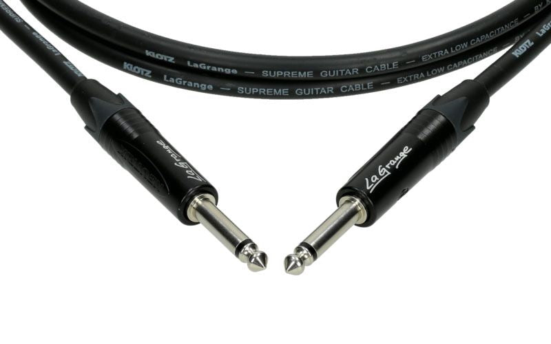LA-grange Cavo per Strumento Nero 6M Jack Mono - Jack Mono