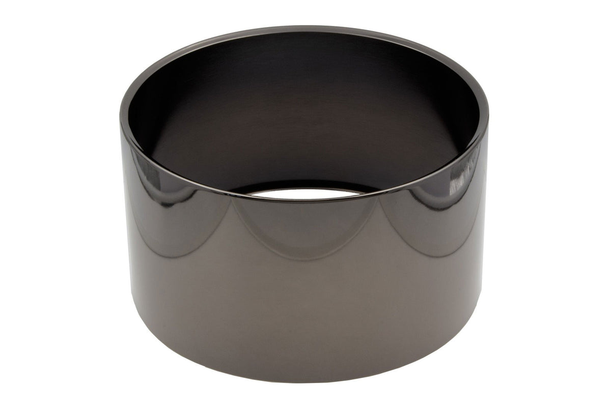 SBB1408ST - 14"X08" Fusto In Ottone Nichelato Nero (ottone) - Rullante