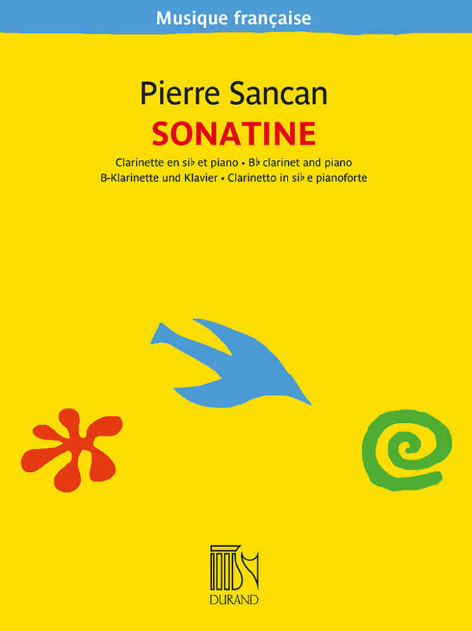 Sancan Pierre – Sonatina – Clarinetto e pianoforte
