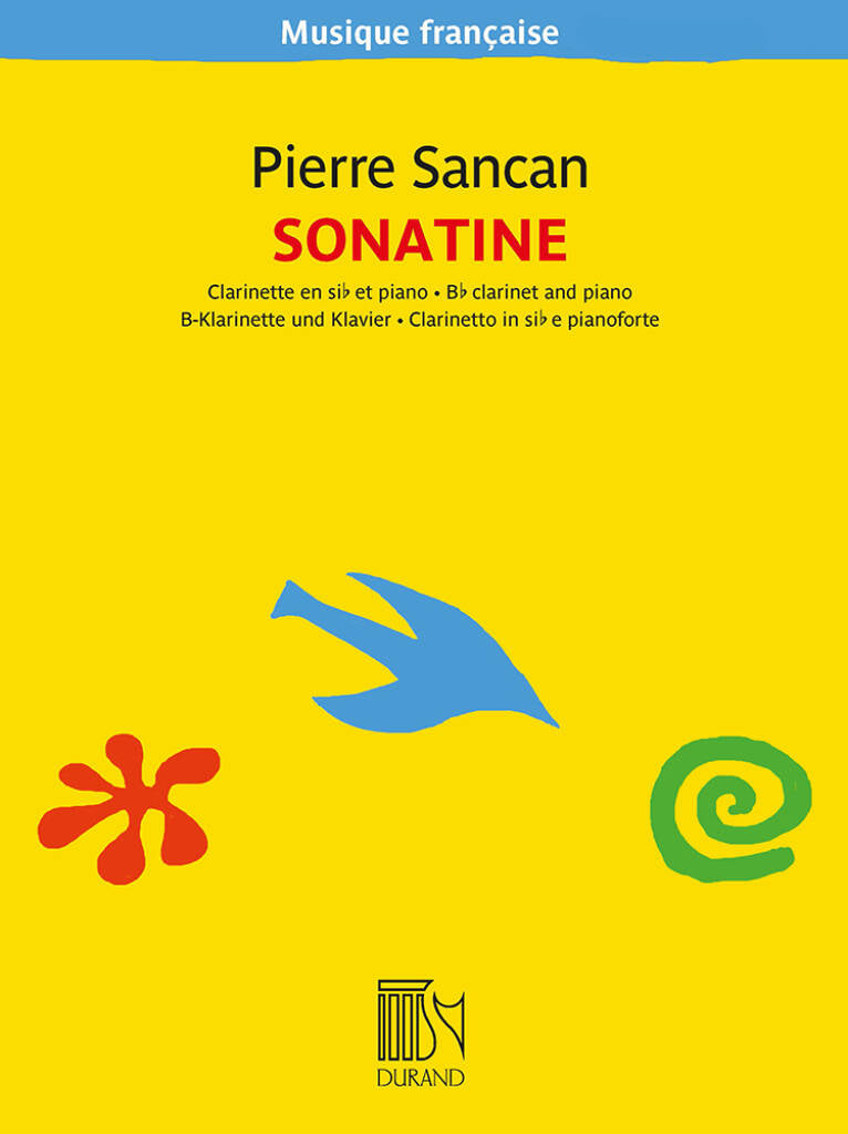 Sancan Pierre – Sonatina – Clarinetto e pianoforte