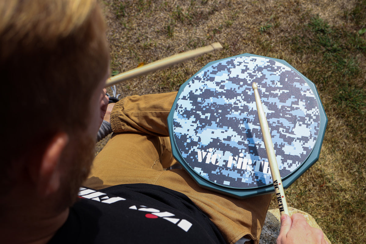 VIC FIRTH DIGITAL CAMO PRACTICE PAD 12" (IN ENGLISH)