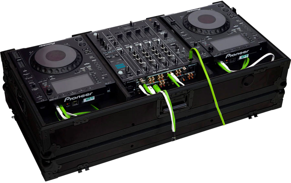 Flight Console DJ CDJ-2000NXS2 / DJM-900 Nero