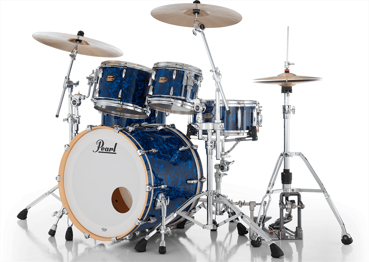 Masters Maple Gum Stage 22 GYROLOCK-l Abalone Blu
